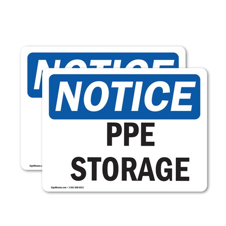 Signmission 12 in Height, 18 in Width, Vinyl Decal, Rectangle OS-2PACK-NS-D-1218-L-17775